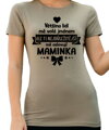 Dámske tričko - Ti nejdůležitější mě oslovují maminka