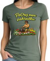 Dámské tričko - PoOrej mou zahrádku 