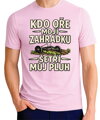 Pánske tričko - Kdo oře moji zahrádku, šetří můj pluh