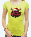 Vánoční tričko - Veselé Vánoce parohy