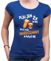 Narozeninové tričko – Piju jen 2x za rok