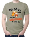 Narozeninové tričko – Piju jen 2x za rok