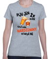 Narozeninové tričko – Piju jen 2x za rok