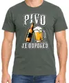 Tričko – Pivo je odpověď
