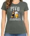 Tričko – Pivo je odpověď