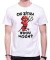 Pánske tričko - Od zítra budu hodný