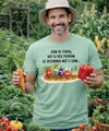 Tričko - Povídám si víc se zeleninou než s lidmi 