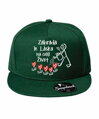 Kšiltovka s potiskem - Zahrada je láska na celý život