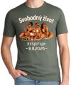 Pánské tričko – Svobodný život – Exspirace