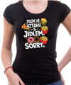 Tričko - Jsem ve vztahu s jídlem. Sorry.