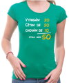 Narozeninové tričko - Spolu mám 50