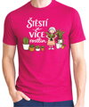 Tričko - Štěstí je více rostlin