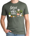Tričko - Štěstí je více rostlin
