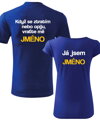 Partnerská trička - Když se ztratím nebo opiju, vraťte mě (Vl. jméno) (dámské + pánské tričko)