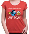 Tričko - Už nikdy nebudu pít – Aha pivo!