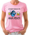 Tričko - Už nikdy nebudu pít – Aha pivo!