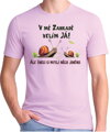 Tričko - V mé zahradě velím já a šneci