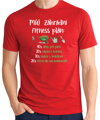 Tričko - Můj zahradní fitness plán