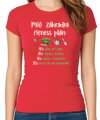 Tričko - Můj zahradní fitness plán