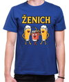 Pánská trička - Ženich a Drinking Team barevné  (cena za 1ks)