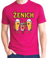 Pánská trička - Ženich a Drinking Team barevné  (cena za 1ks)