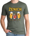 Pánská trička - Ženich a Drinking Team barevné  (cena za 1ks)