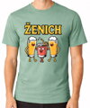 Pánská trička - Ženich a Drinking Team barevné  (cena za 1ks)