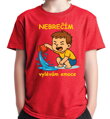 Dětské tričko - Nebrečím, vylévám emoce!