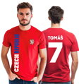 Bavlněné tričko - CZECH REPUBLIC+ vl.jméno a číslo