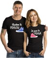 Partnerská trička - Hledám tu pravou 2ks