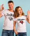Partnerská trička - Kráska a zvíře 2ks