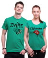 Partnerská trička - Kráska a zvíře 2ks