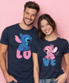 Partnerská trička - Lilo a Stitch LOVE 2ks
