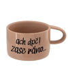 Hrnek Makronka - ach dpč! zase ráno...