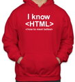Mikina I know HTML