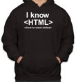 Mikina I know HTML