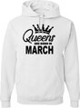 Dámska mikina - QUEENS ARE BORN IN ... (zvolte měsíc)