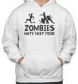 Mikina- Zombies hate fast food