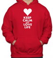 Mikina KEEP CALM AND LOVE LIFE