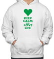Mikina KEEP CALM AND LOVE LIFE