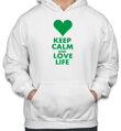 Mikina KEEP CALM AND LOVE LIFE