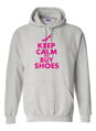 Mikina-Keep calm and buy shoes (dámska)