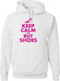 Mikina-Keep calm and buy shoes (dámska)