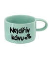 Hrnek Makronka - Nejdřív kávu