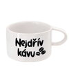 Hrnek Makronka - Nejdřív kávu