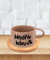 Hrnek Makronka - Nejdřív kávu