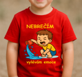 Dětské tričko - Nebrečím, vylévám emoce!