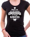 Dámske tričko - ti nejdůležitější mě oslovují babička
