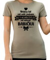 Dámske tričko - ti nejdůležitější mě oslovují babička