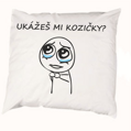 Povlak na polštář Ukážeš mi kozičky